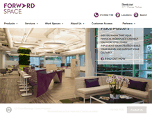 Tablet Screenshot of forwardspace.com